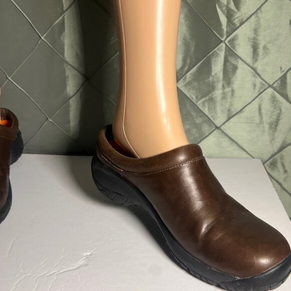 Merrell Primo Chill Brown Leather Slip On Shoes Women's 8.5 GS5‎ - Picture 2 of 10